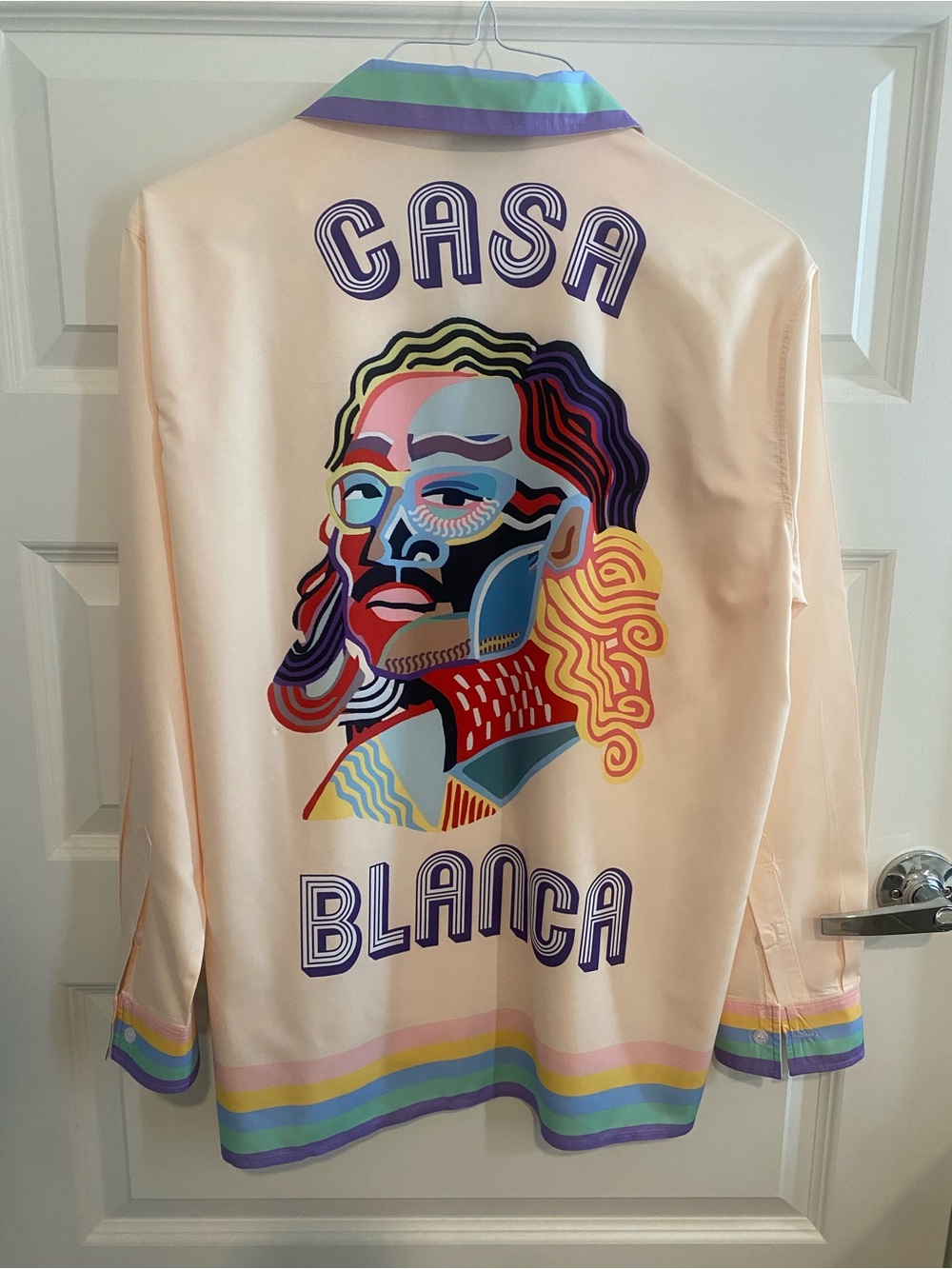 Casablanca Multicolor Silk Button Down Shirt